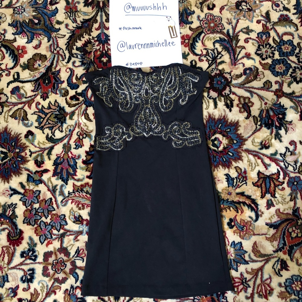 Free people strapless bodycon dress - Picture 3 of 6